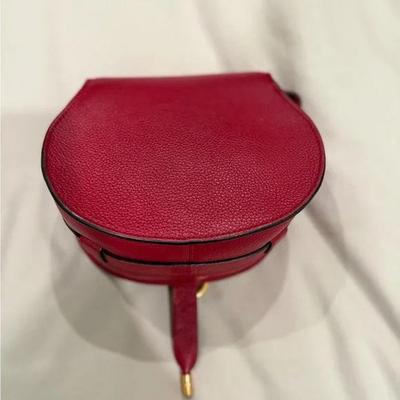 Chloé Small Marcie Leather Saddle Bag - Picture 4 of 5